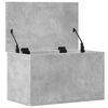 vidaXL Storage Box Concrete Grey 60x35x35 cm Engineered Wood