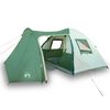 vidaXL Family Tent Dome 6-Person Green Waterproof