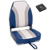 vidaXL Foldable Boat Chair High Backrest