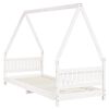 vidaXL Kids Bed Frame White 80x200 cm Solid Wood Pine