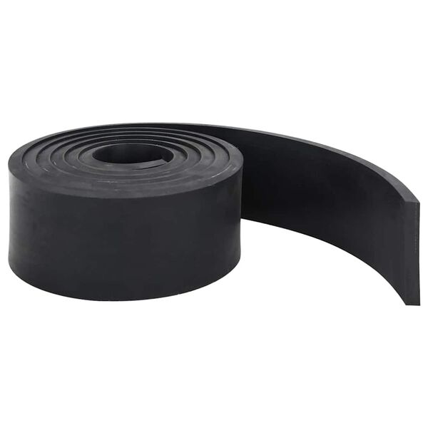 vidaXL Rubber Edge for Snow Plow Black 250x8x1 cm