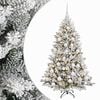 vidaXL Artificial Christmas Tree with Bauble 120 cm 150 LEDs