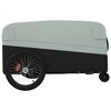 vidaXL Bike Trailer Black and Grey 45 kg Iron