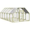 vidaXL Chicken Coop 268x500x190 cm Impregnated Solid Wood Pine