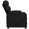 vidaXL Recliner Chair Black Faux Leather