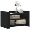 vidaXL Coffee Table Black 80x50x50 cm Engineered Wood