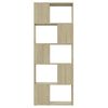 vidaXL Book Cabinet Room Divider Sonoma Oak 60x24x155 cm