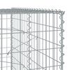 vidaXL Gabion Basket with Cover 1050x100x200 cm Galvanised Iron