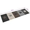 vidaXL Kitchen Carpet Washable Stars 45x150 cm