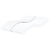 vidaXL Foam Mattress White 200x200 cm Hardness H2 H3