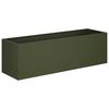 vidaXL Garden Planter Olive Green 80 x 30 x 30 cm Cold-rolled Steel