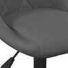 vidaXL Bar Stool Dark Grey Velvet