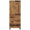 vidaXL Highboard Old Wood 69.5 x 34 x 180 cm Engineered Wood