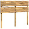 vidaXL Live Edge Headboard ROSTOCK White 140 cm Solid Acacia Wood