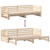 vidaXL Day bed with Trundle without Mattress 80x200 cm