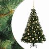 vidaXL Artificial Christmas Tree with Bauble 120 cm 150 LEDs