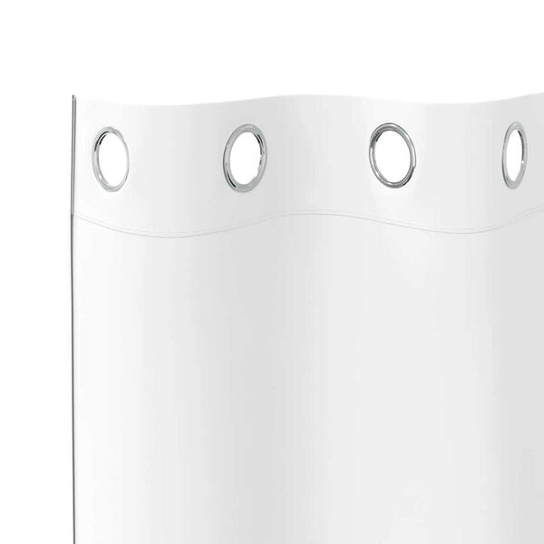 vidaXL Blackout Curtains with Rings 2 pcs Pure White 225 x 140 cm