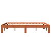 vidaXL Bed Frame without Mattress Wax Brown 120x190 cm Small Double Solid Wood Pine