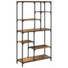 vidaXL Bookshelf Old Wood 99 x 35.5 x 176 cm Engineered Wood