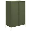 vidaXL Highboard Olive Green 68x39x101.5 cm Steel