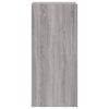 vidaXL TV Wall Cabinet Grey Sonoma 40.5x30x90 cm Engineered Wood