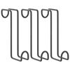 vidaXL Bridle Hangers 3 pcs Black Steel
