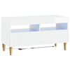 vidaXL LED TV Cabinet High Gloss White Engineered Wood