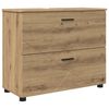 vidaXL Bathroom Furniture Set with Drawer with Shelf 4 pcs Artisan Oak