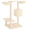 vidaXL Cat Tree with Scratching Posts Cream 82 cm