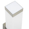 vidaXL Outdoor Wall Light Silver 10.5 x 6 x 35 cm Stainless steel