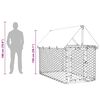vidaXL Outdoor Dog Kennel with Roof 200x100x150 cm