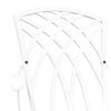 vidaXL Garden Chair 2 pcs White 53 x 51 x 88.5cm Aluminium
