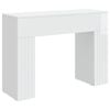 vidaXL Coffee Table High Gloss White 102 x 35 x 75 cm Engineered Wood