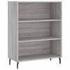 vidaXL Shelf Cabinet Grey Sonoma 69,5x32,5x90 cm Engineered Wood