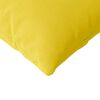 vidaXL Sofa Pillows 2 pcs Light Yellow 145 x 40 cm Fabric