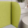 vidaXL Headboard Ear Green 40 x 23 x 6 cm Fabric