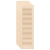 vidaXL Cabinet Doors Louvred Design 4 pcs 99x29.5 cm Solid Wood Pine