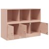 vidaXL Sideboard Pink 99x39x73 cm Steel