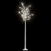 vidaXL Christmas Tree | White | Plastic | 2.2 metres tall | Christmas Tree
