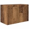 vidaXL TV Wall Cabinet Set Wall-mounted 4 pcs Old Wood Engineered Wood