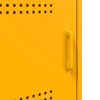 vidaXL Bedside Cabinets 2 pcs Mustard Yellow 36x39x50.5 cm Steel