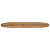 vidaXL Table Top 140x60x2.5 cm Oval Solid Wood Mango