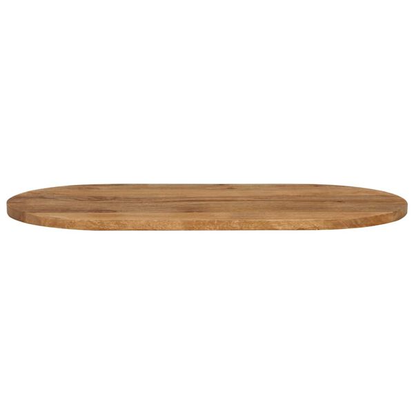 vidaXL Table Top 140x60x2.5 cm Oval Solid Wood Mango