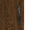 vidaXL Wall Mounted Cabinet Brown Oak 34.5x34x90 cm