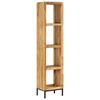 vidaXL Bookshelf 40x30x175 cm Solid Mango Wood