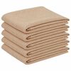 vidaXL Table Cloth 5 pcs Oval Beige 160 x 220 cm