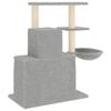 vidaXL Cat Tree with Sisal Scratching Posts Light Grey 83 cm