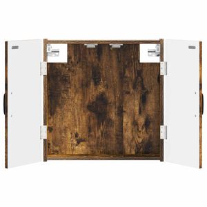 vidaXL Dartboard Cabinet UTRECHT Smoked Oak 52.5 x 10.5 x 53.5 cm