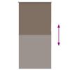 vidaXL Roller Blind Blackout Coffee 70x150 cm Fabric Width 65.7 cm Polyester