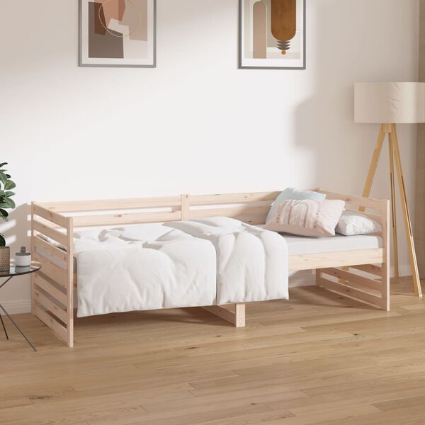 vidaXL Day Bed without Mattress 80x200cm Solid Wood Pine